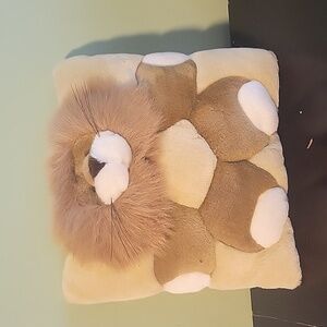 Vintage 90s Angel Toy Lion Pillow - Missing tag